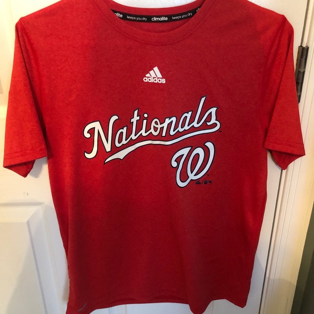 Boys Large Adidas Nats tee